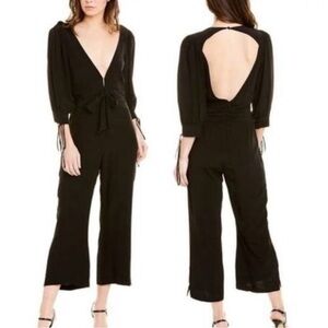 NEW NWT For Love & Lemons Georgi Wide-Leg Romper Jumpsuit